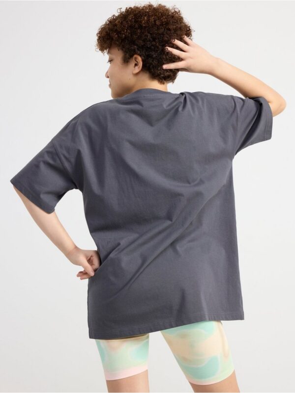 Oversized t-shirt with print - 8596283-8637