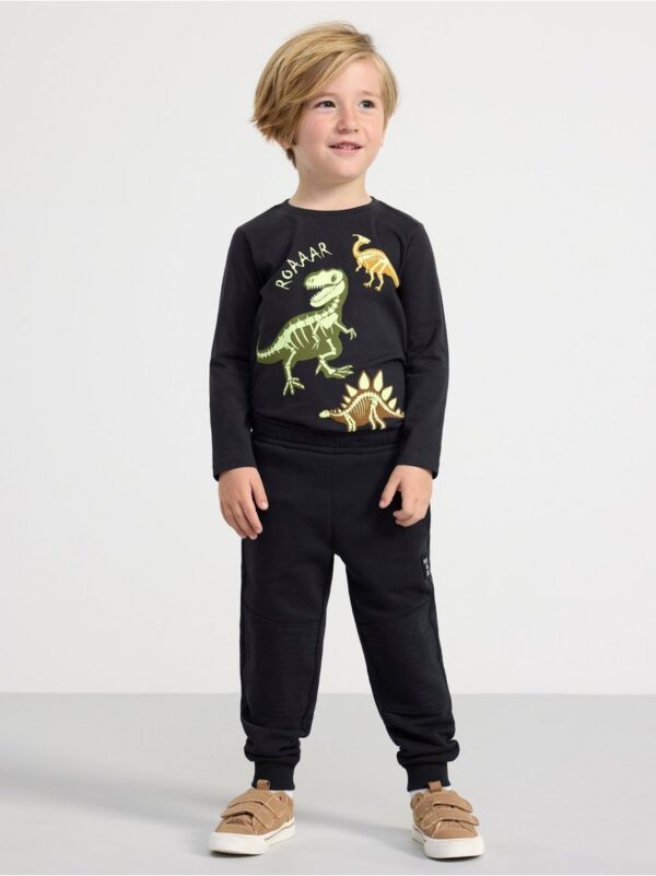 Long sleeve top with glow in the dark dinosaurs - 8597586-6959