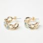 Chain hoop erarrings - 8604780-6833