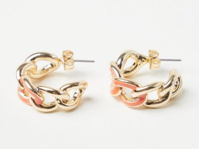 Chain hoop erarrings - 8604780-9610