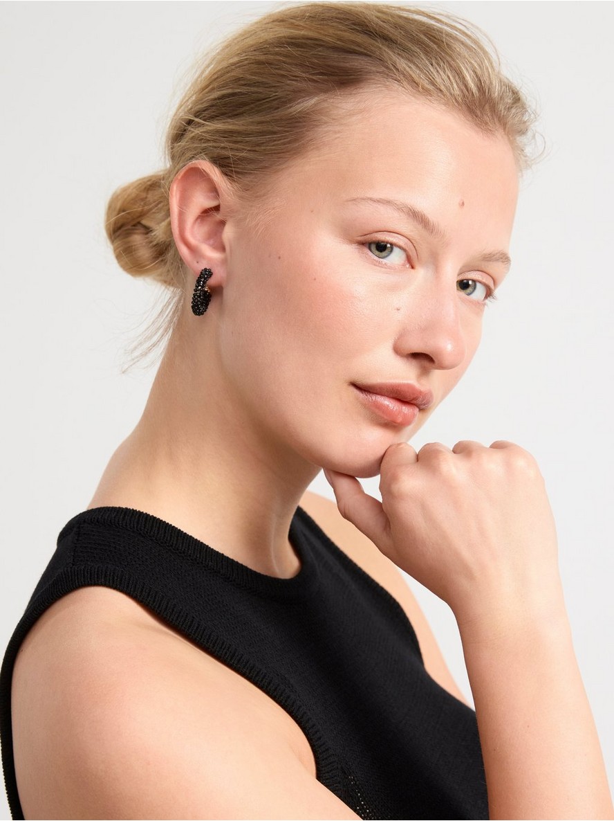 Mindjuse – Hoop earrings with beads