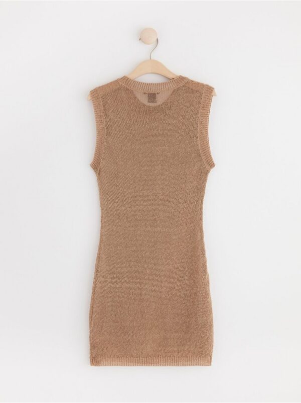 Knitted sleeveless tunic - 8639599-9618