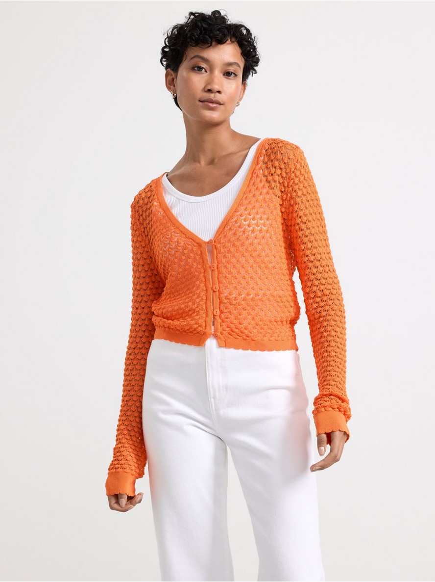 Dzemper – Pattern knit cardigan