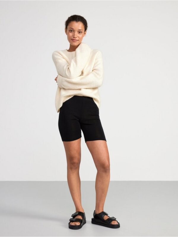 Cycling shorts in merino wool - 8362687-80