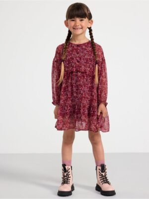 Tiered dress with flowers - 8537003-7268