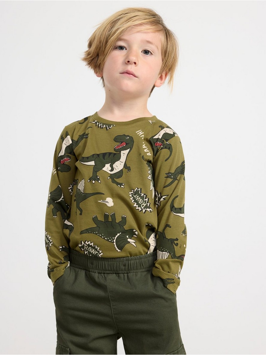 Majica – Long sleeve top with dinosaurs