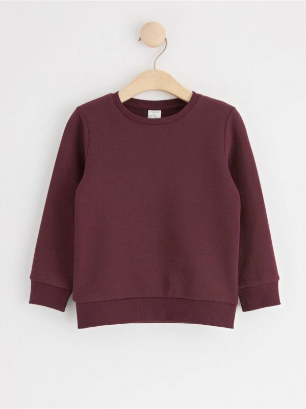 Sweatshirt with brushed inside - 8597413-7268