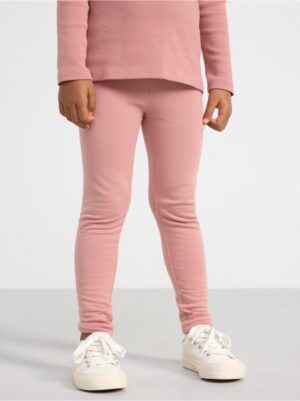 Leggings with brushed inside - 8597415-7658