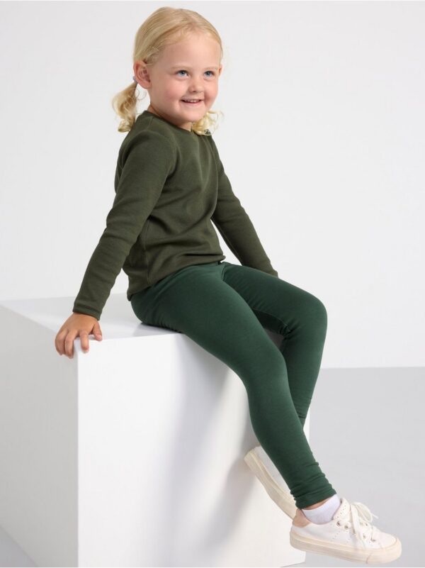 Leggings with brushed inside - 8597415-8599