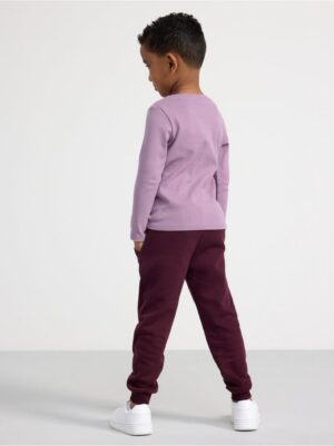 Joggers with brushed inside - 8597416-7268