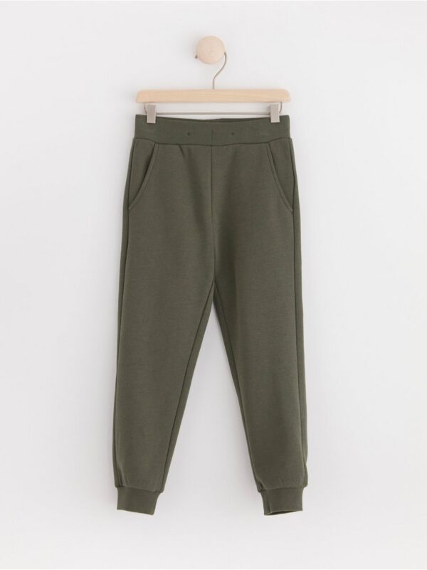 Joggers with brushed inside - 8597416-8611