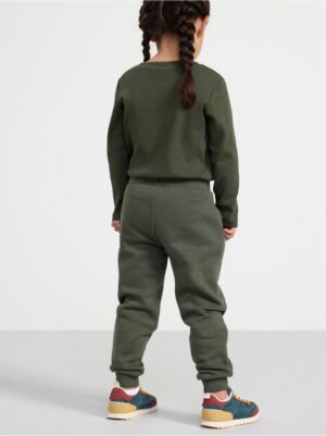 Joggers with brushed inside - 8597416-8611