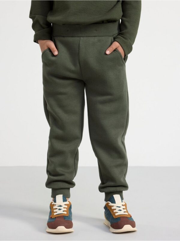 Joggers with brushed inside - 8597416-8611
