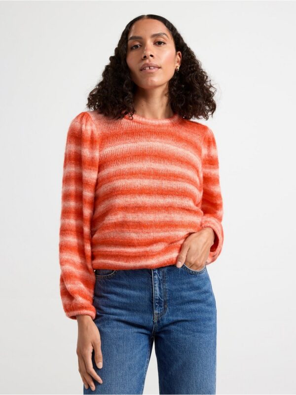 Striped knitted jumper - 8599435-9610