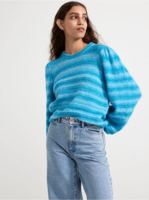 Striped knitted jumper - 8599435-9616