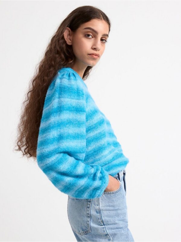 Striped knitted jumper - 8599435-9616