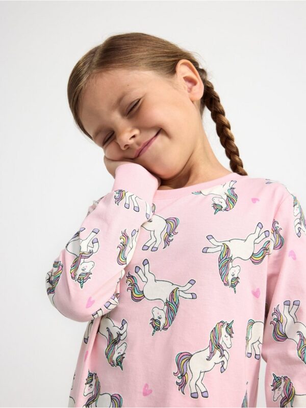 Pyjama set with print - 8602009-2182
