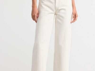 SIA Cropped straight regular waist jeans - 8603898-7862