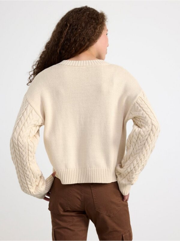 Cable knit jumper - 8614654-8545
