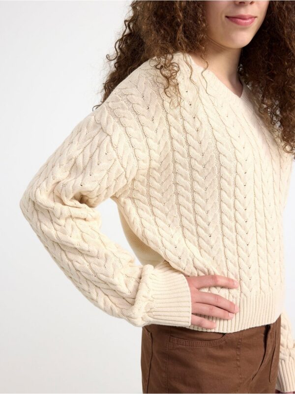 Cable knit jumper - 8614654-8545