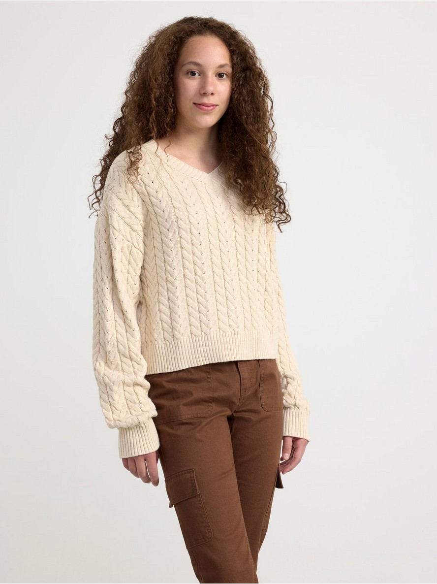 Dzemper – Cable knit jumper
