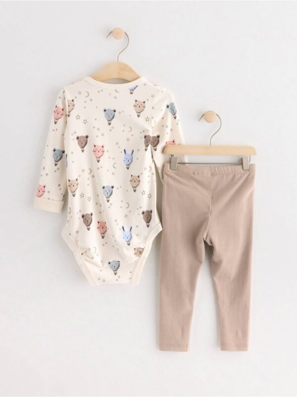 Set with bodysuit and leggings - 8615365-325