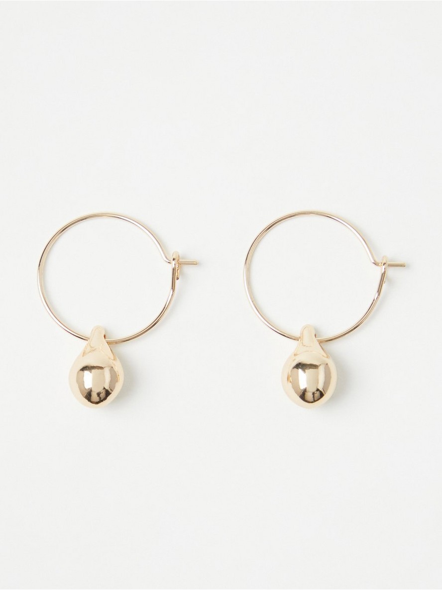 Mindjuse – Hoop earrings with drop