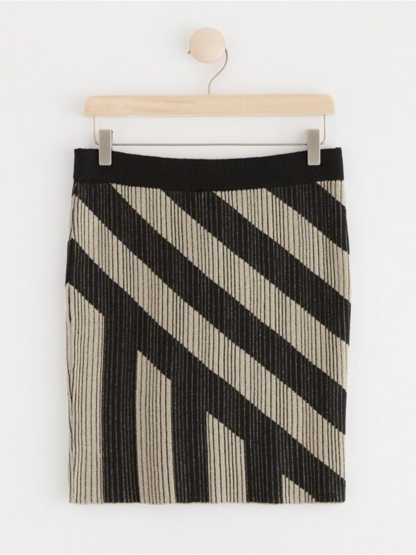 Mini skirt knitted - 8663224-80