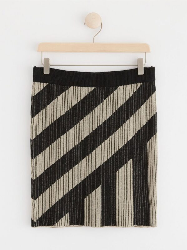 Mini skirt knitted - 8663224-80