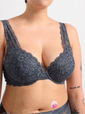Malva push-up bra with lace - 7964972-2498