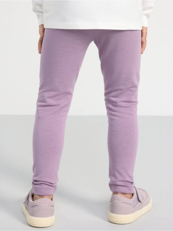 Extra durable leggings with brushed inside - 8175157-3741