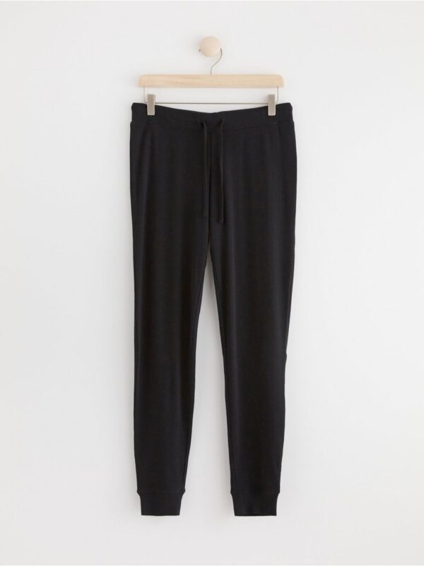 Ribbed pyjama trousers - 8374787-80