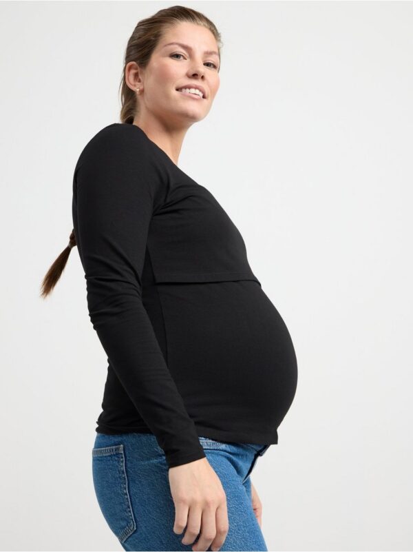 MOM Long sleeved nursing top - 8443189-80