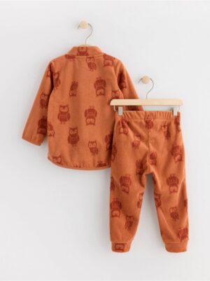 Fleece set with jacket and trousers - 8553116-1672