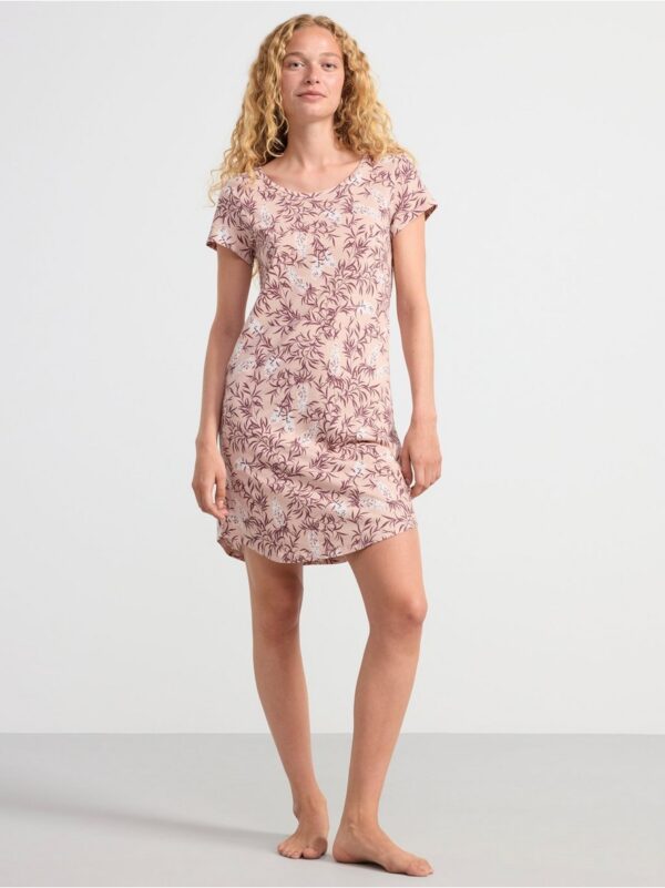 Night dress with flowers - 8598232-6588