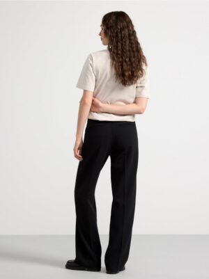 Straight trousers with a regular waist - 8601684-80