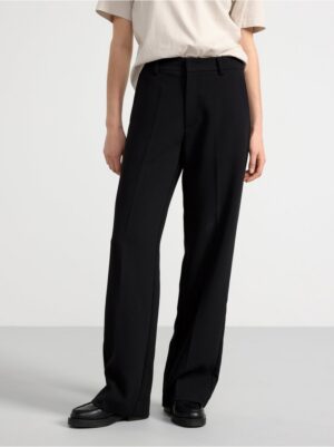 Straight trousers with a regular waist - 8601684-80