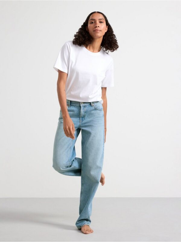 SIA Straight regular waist jeans with extra long legs - 8602571-791