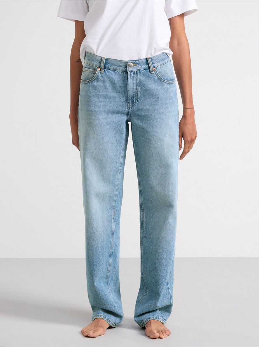 Pantalone – SIA Straight regular waist jeans with extra long legs