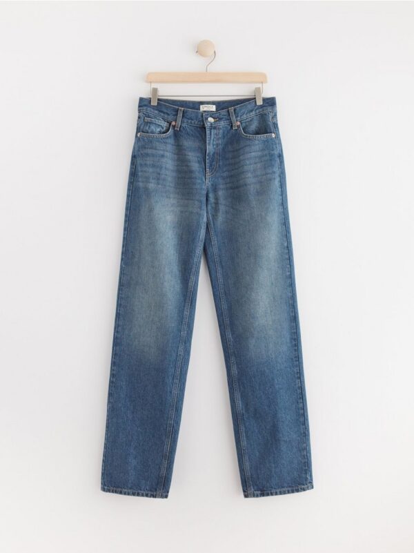 SIA Straight regular waist jeans with extra long legs - 8603827-822