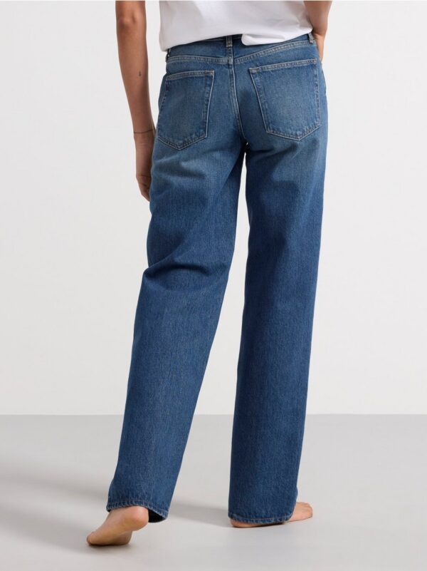 SIA Straight regular waist jeans with extra long legs - 8603827-822