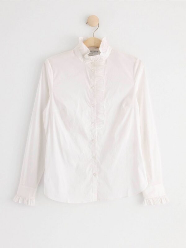 Blouse with frill details - 8605897-70