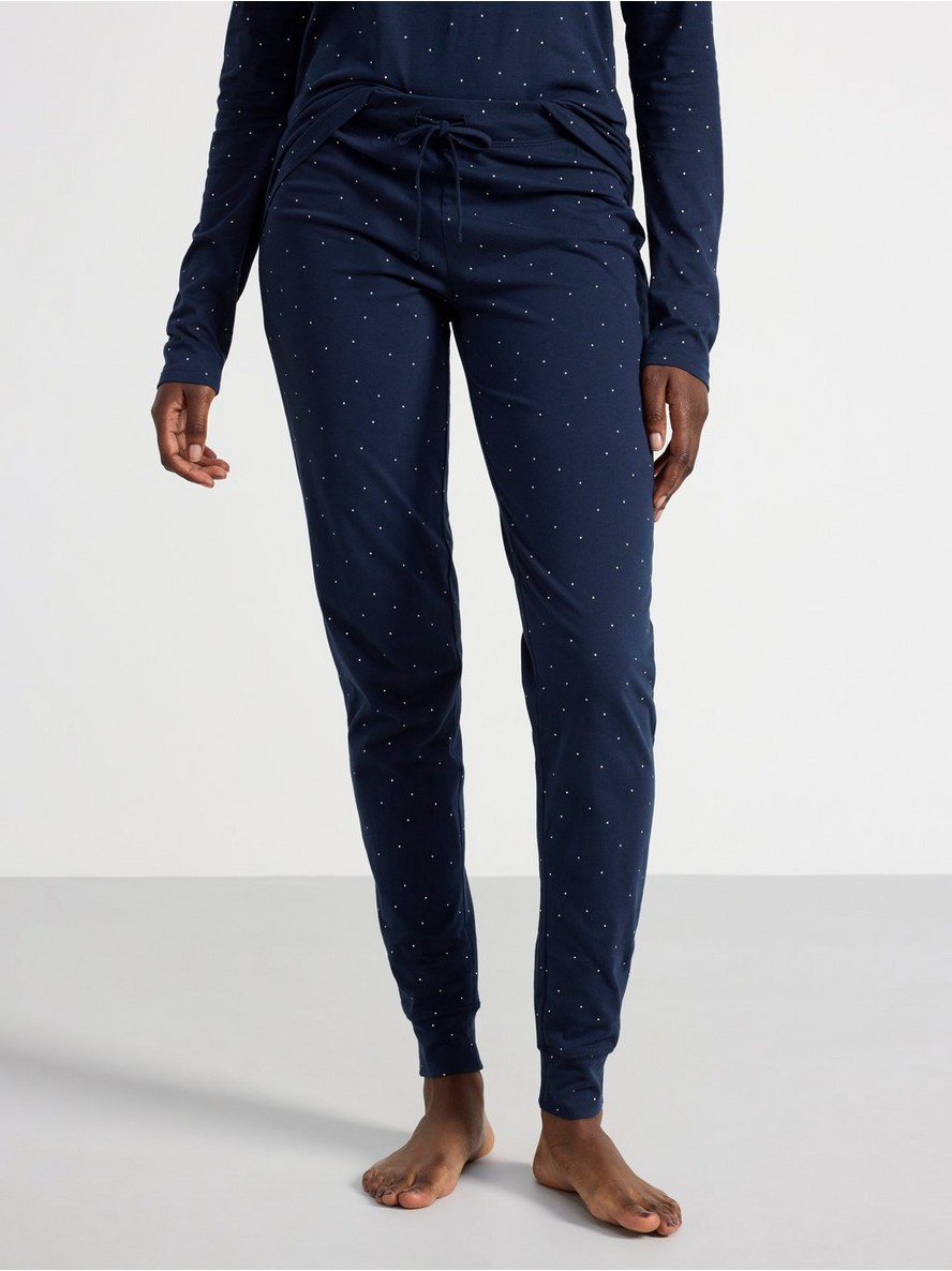 Pidzama donji deo – Pyjama trousers with dots