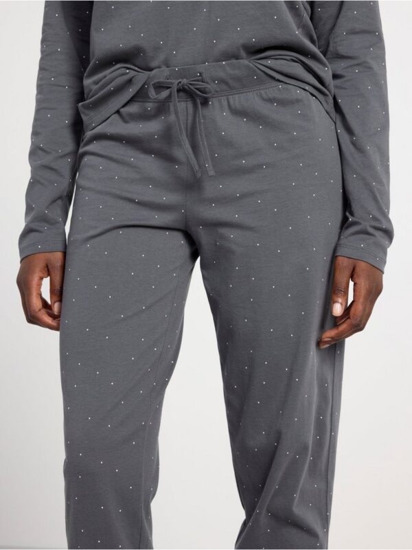 Pyjama trousers with dots - 8608409-5578