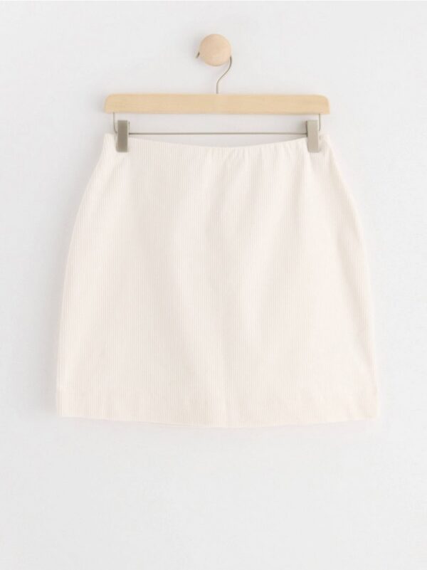 Mini skirt in corduroy - 8610874-300