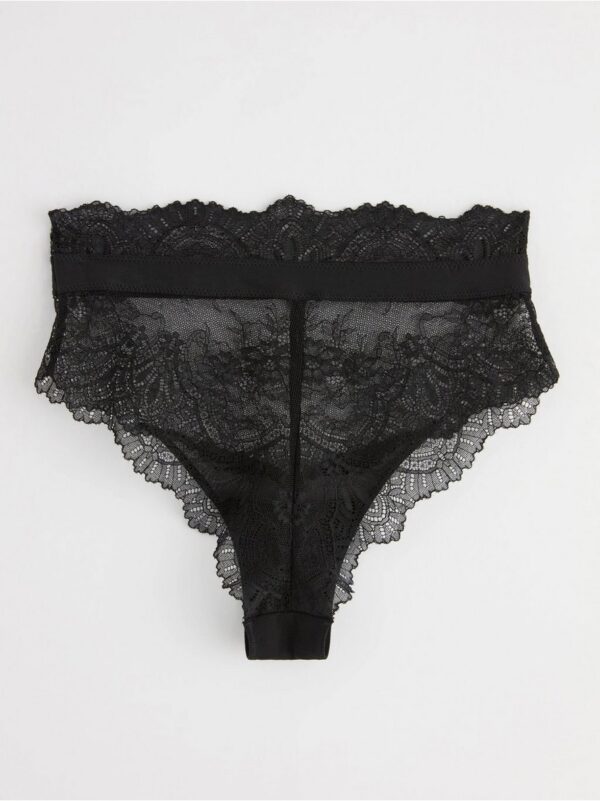 ella m – Brazilian briefs high waist with lace - 8614881-80