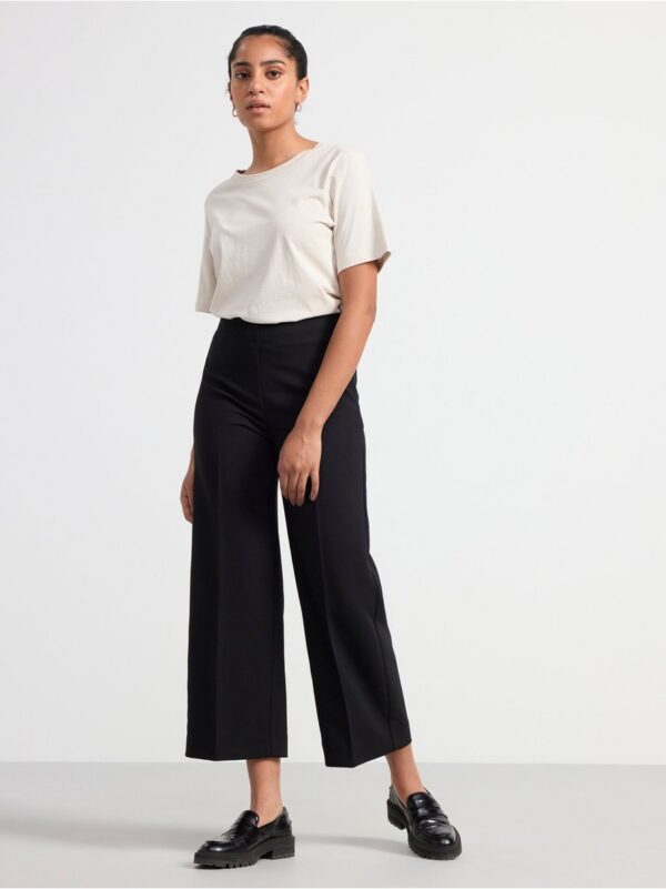 LYKKE Trousers with high waist cropped - 8616186-80