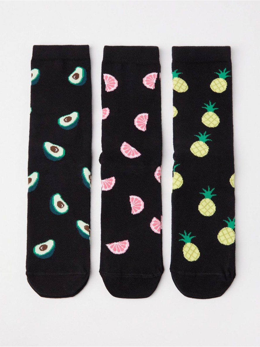 Carape – 3-pack Socks with fruits