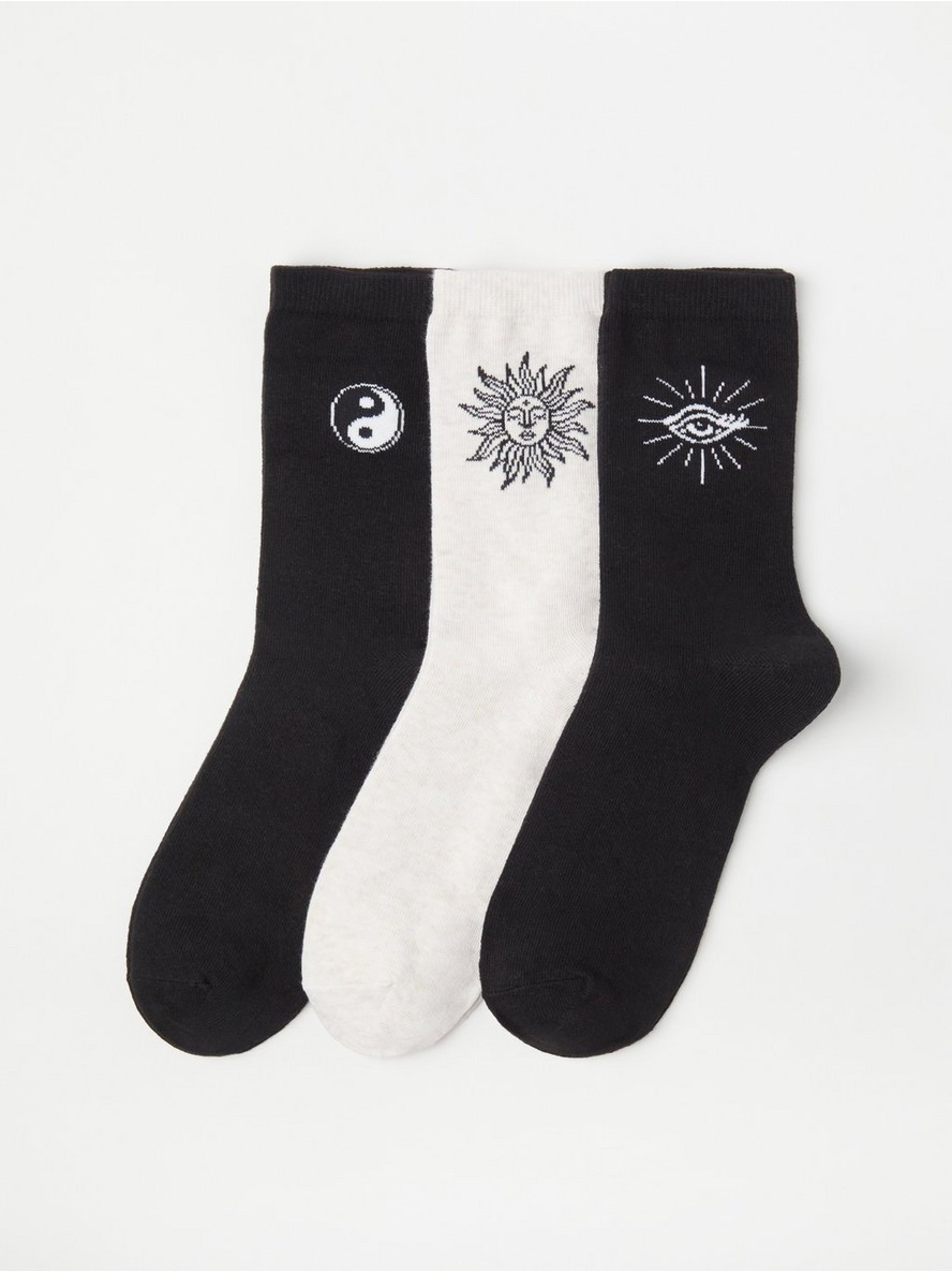 Carpe – 3-pack Socks with motif