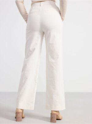 Trousers in corduroy with wide legs - 8622966-7862